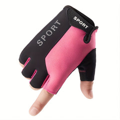 Breathable Half Finger Fitness Gloves for Men and Women - Non Slip