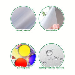 6Pcs Colorful Star Bathtub Stickers Waterproof Bathroom Accessories