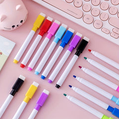 8pcs Erasable Washable Core Advertising Pen Set