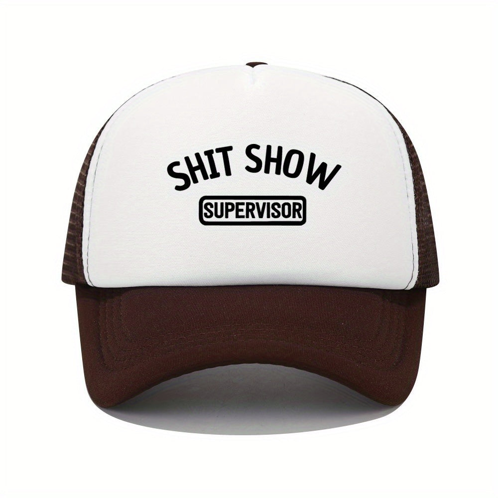 Mesh Baseball Cap Curved Brim Sunshade Summer Hat Men Women