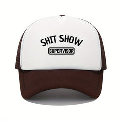 Mesh Baseball Cap Curved Brim Sunshade Summer Hat Men Women
