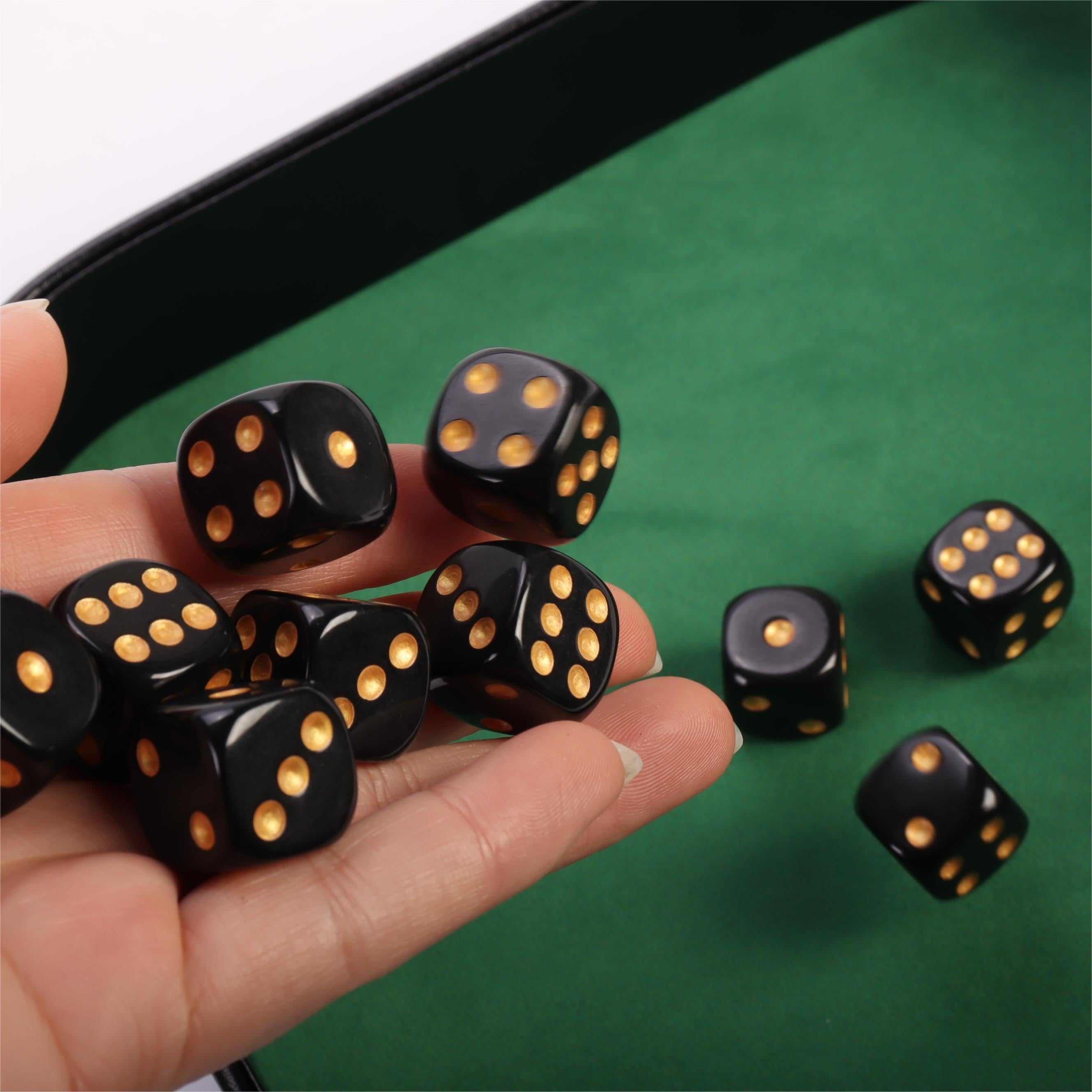 10 Round Corner Dice For Tabletop Games Halloween Christmas