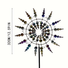 Metal Wind Spinner For Outdoor Decor Yard Patio Lawn Garden Decor
