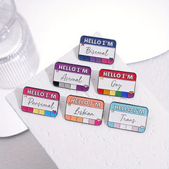 Stylish Label Pin for Backpacks Jackets