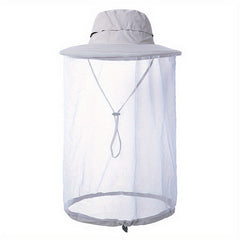 Mosquito Head Net Hat for Fishing Hiking Travel Outdoor Sun Hat