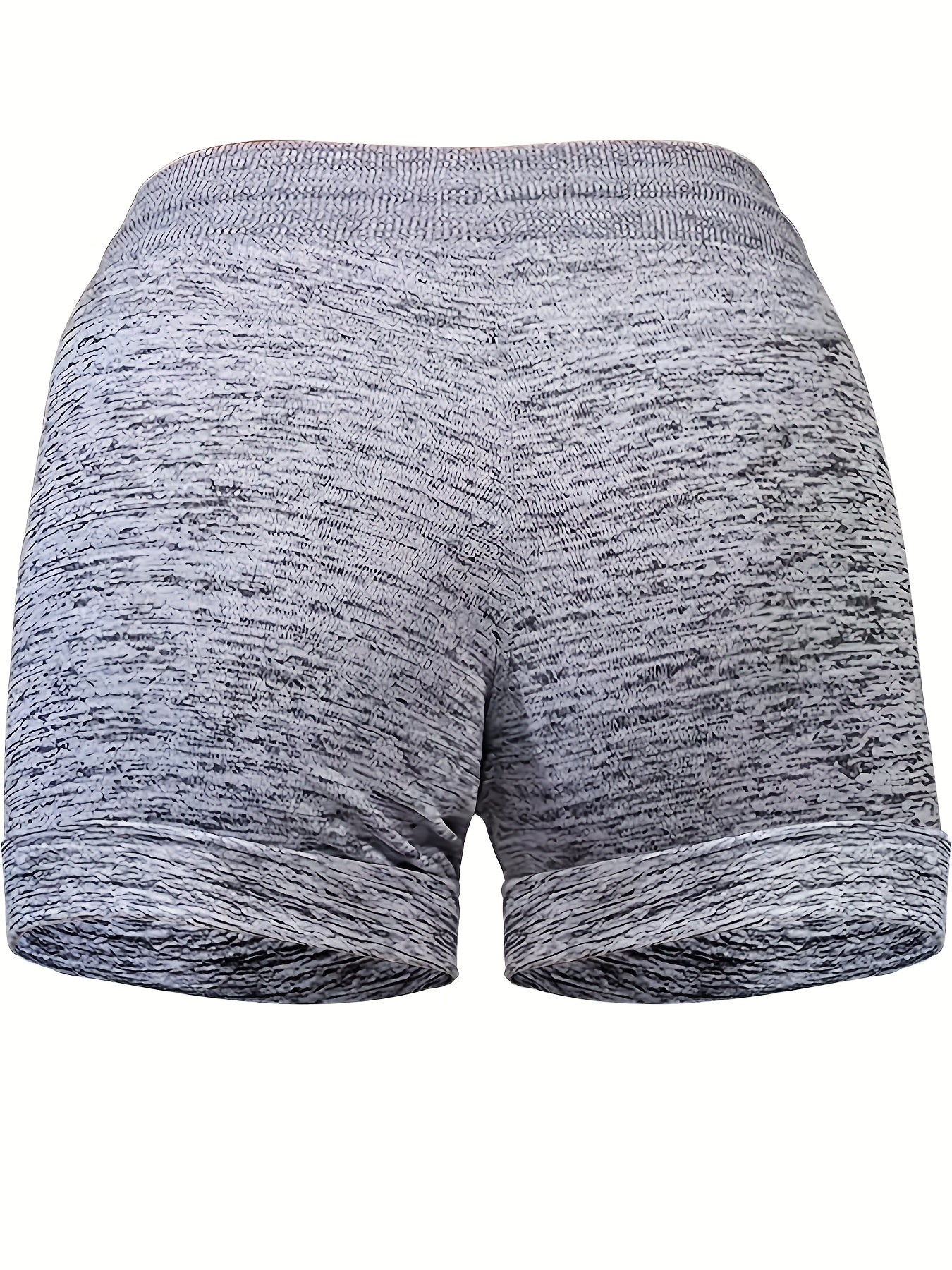 Graphic Pattern Drawstring Shorts with Pockets