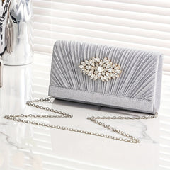 Glitter Rhinestone Evening Bag Dinner Clutch Purse Wedding Party Prom