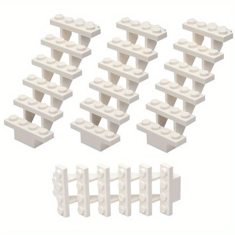28pcs Wood Grain House Accessories Assembly Toys for Creative Kids & Adults