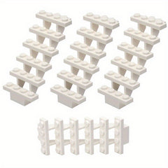 28pcs Wood Grain House Accessories Assembly Toys for Creative Kids & Adults