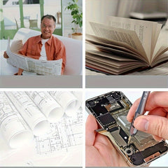 4x Magnifying Glass With Stand, Flexible Neck, 25.4 x 15.24 cm