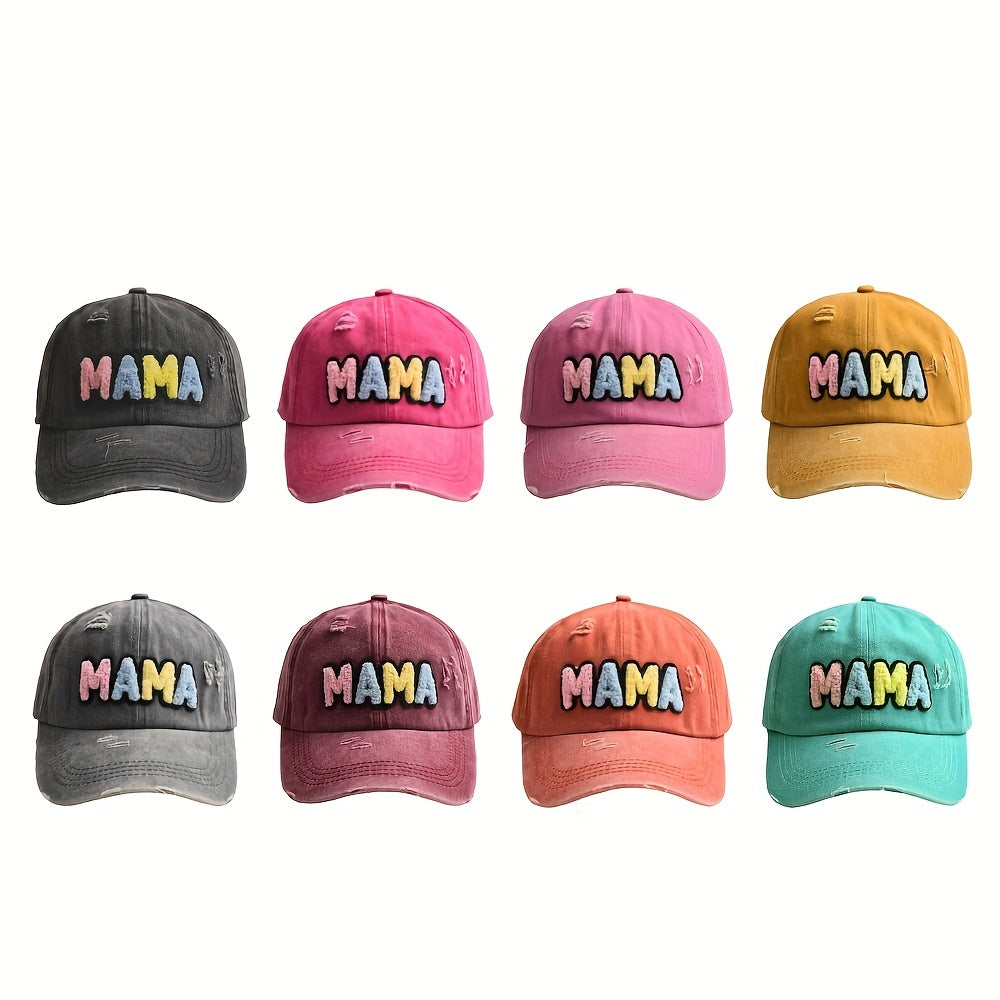 Vintage Washed Distressed Baseball Cap Y2K Sun Hats For Women Men
