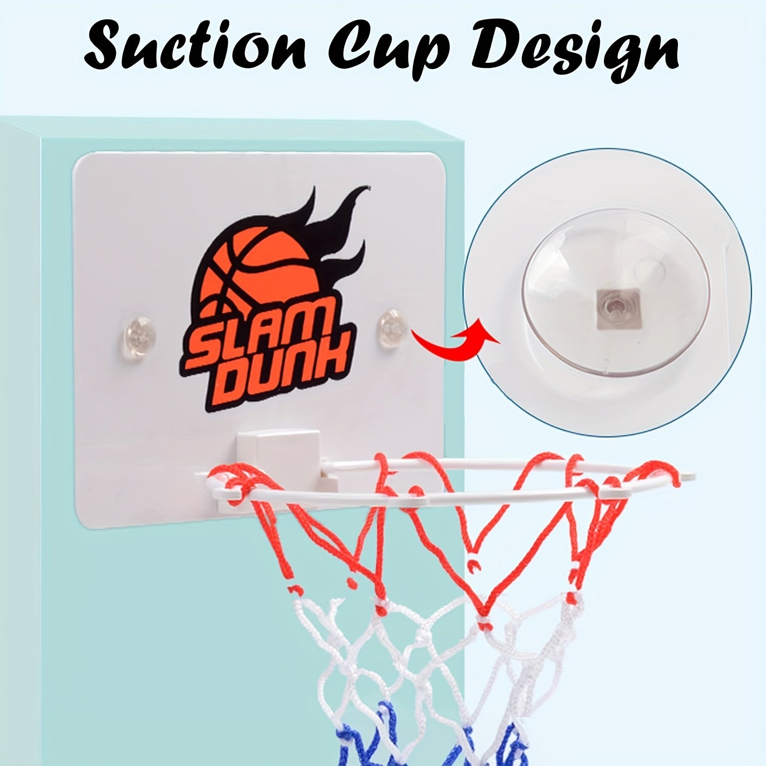 4pcs Mini Basketball Set for Kids, Portable Indoor/Outdoor Hoop Stand