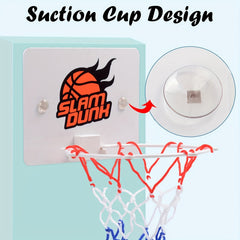 4pcs Mini Basketball Set for Kids, Portable Indoor/Outdoor Hoop Stand