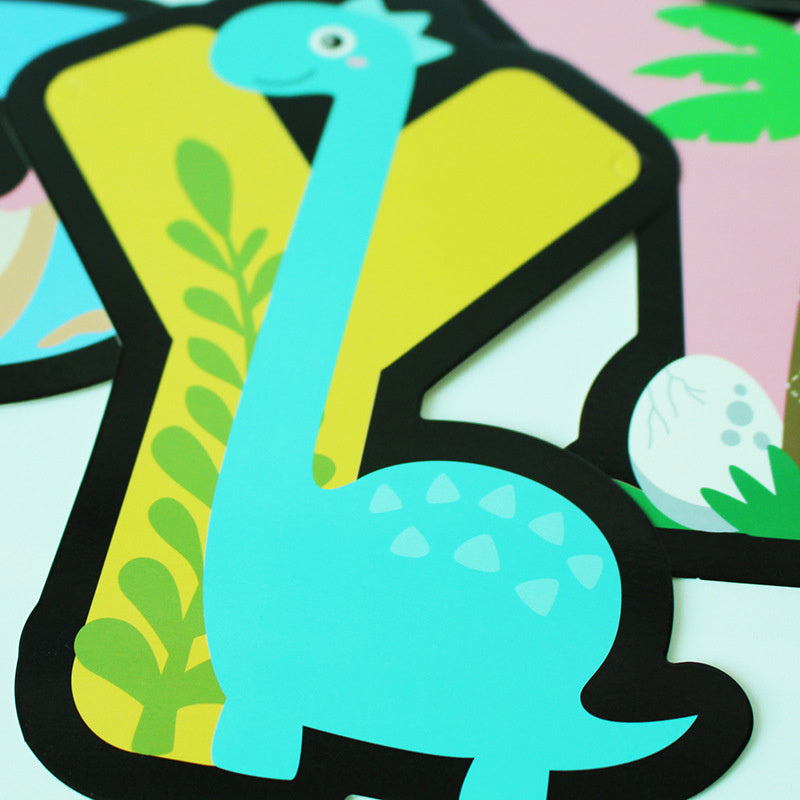 Kids Party Animal Pull Flag