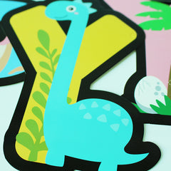 Kids Party Animal Pull Flag