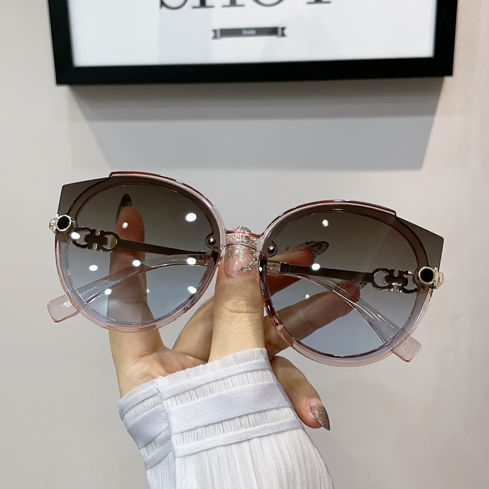 Oversize Frame Sunglasses Unisex Beach Sunscreen Glasses