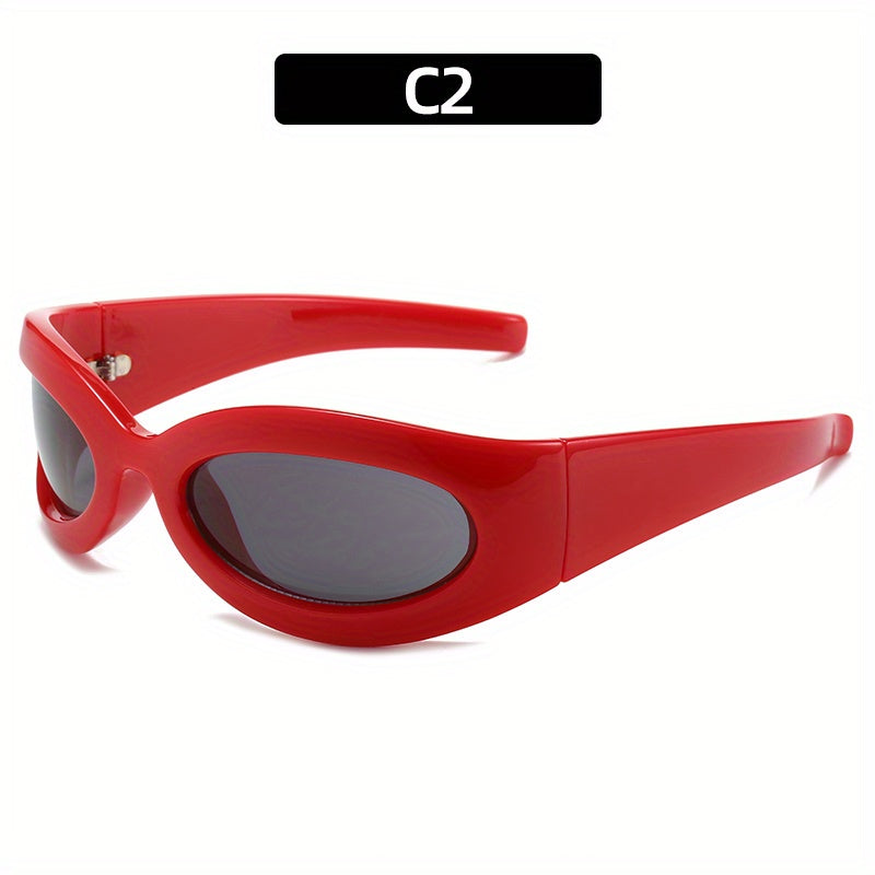 Y2K Wrap Around Sunglasses UV400