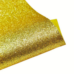 1pc Sparkly Glitter Leather Sheets Faux Fabric Canvas DIY Craft Projects