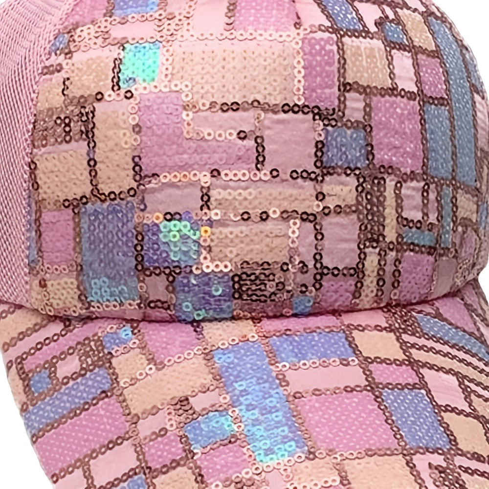 Sequins Sun Hat Baseball Cap for Summer