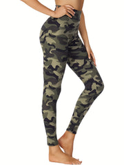 Camouflage High Waist Leggings Yoga Running Fitness Pants
