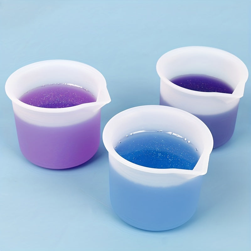 5pcs 50ml Silicone Measuring Cup Set DIY Casting Art Kitchen