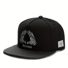 Men's Double Hands Mult. Flat Brim Hat