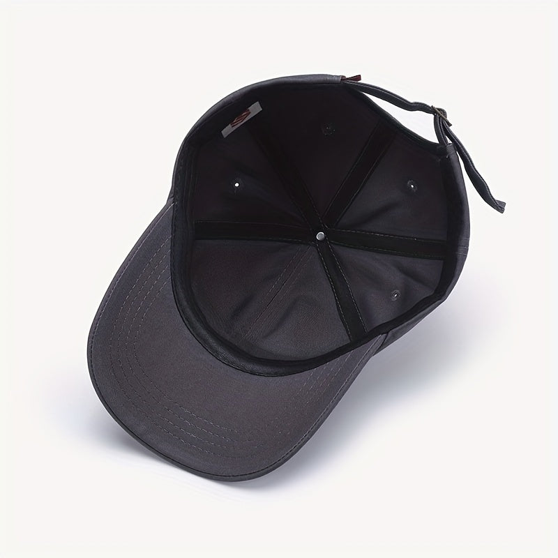 Embroidered Washed Baseball Cap Soft Top Outdoor Sunshade Hat
