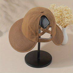 Wide Brim Visor Bucket Hat Sunscreen Lightweight Sun Hats
