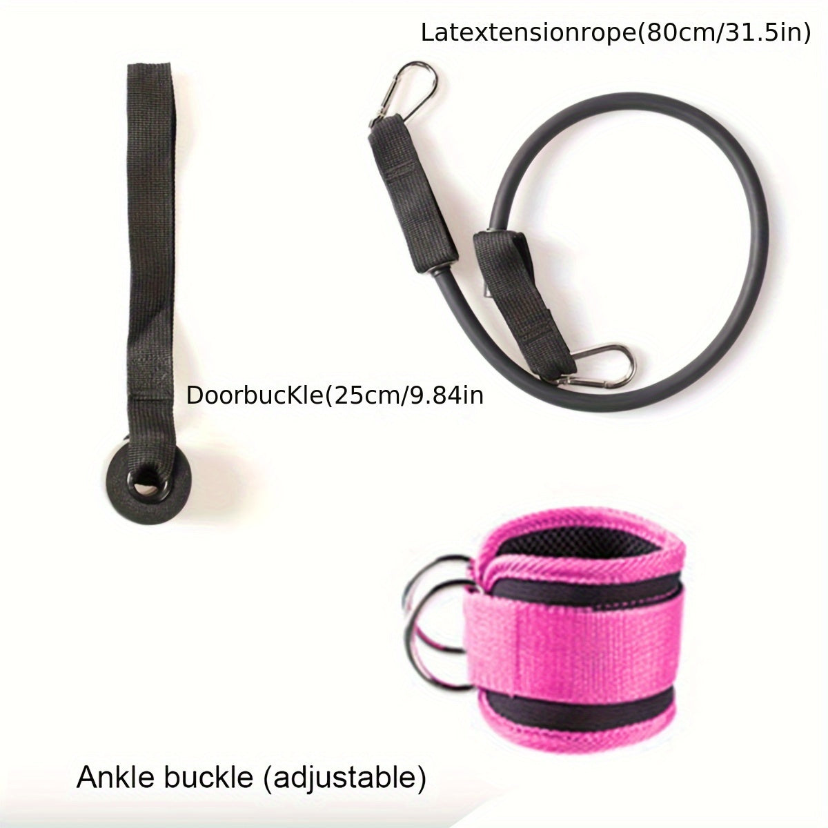 Ankle Straps For Cable Machine D Ring Ankle Cuffs Adjustable Comfortable