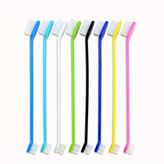 Random Pet Toothbrush For Dogs And Cats Double-Headed Teeth Cleaning Brush