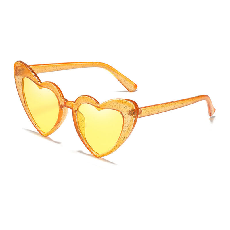 Heart Care Sunglasses Metal Hinge Large Frame Glasses For Men