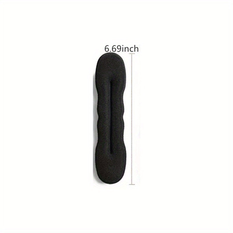 4pcs Solid Hair Bun Maker Sponge Hair Braiding Tool Vintage Magic Hair Styling