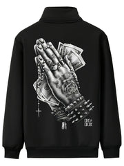 Men's Vintage Zip Up Jacket With Print