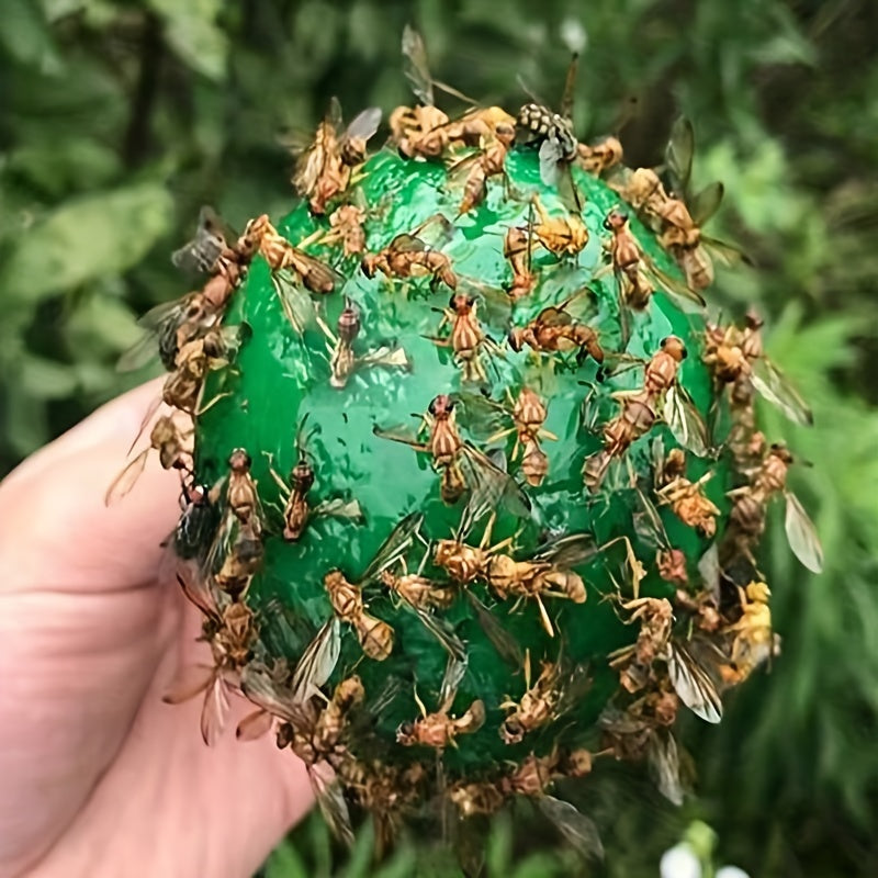 1pc Pumpkin Sticky Fly Trap Ball - Outdoor Pest Control