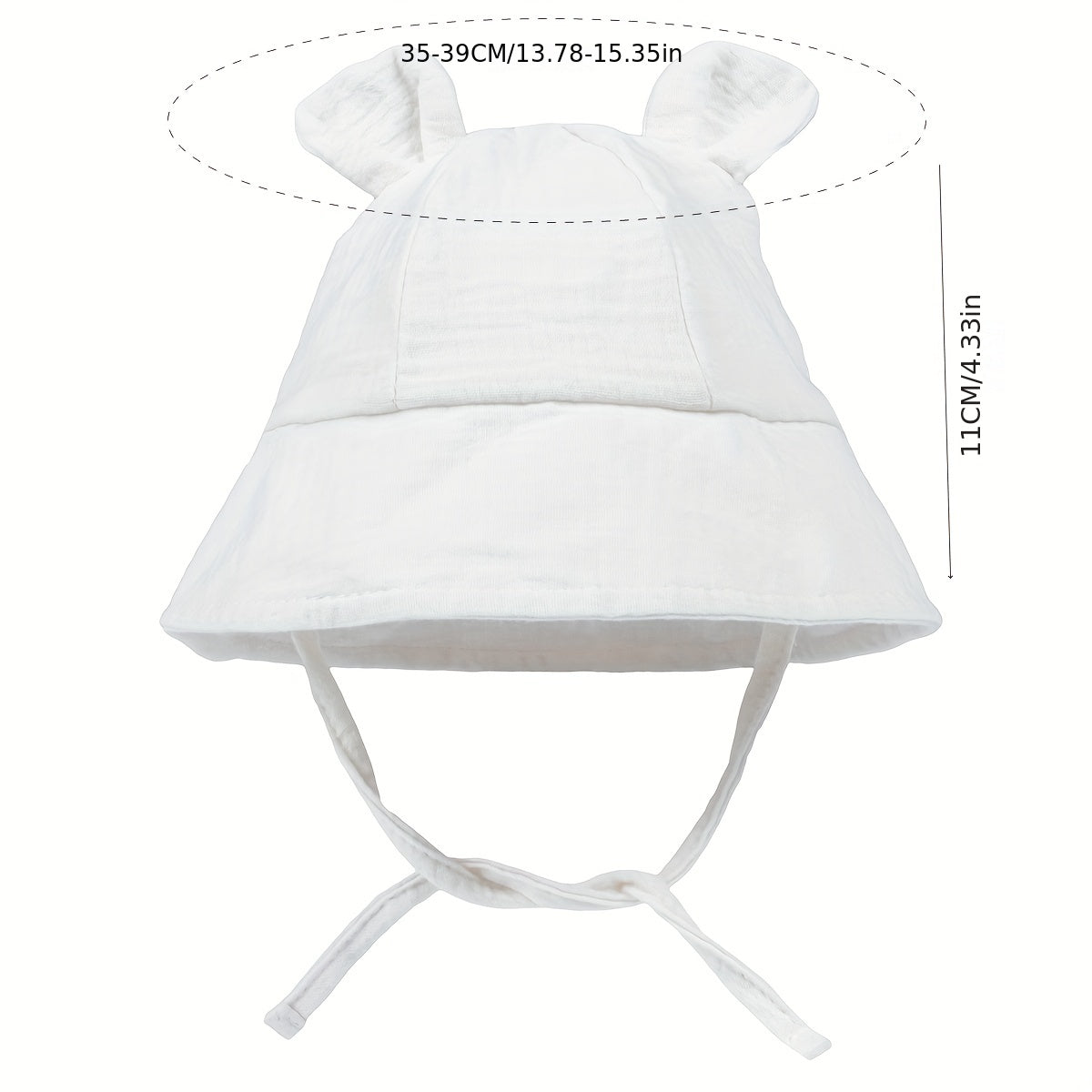 Baby Breathable Bear Sunshade Hat for Summer