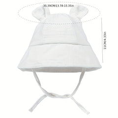 Baby Breathable Bear Sunshade Hat for Summer
