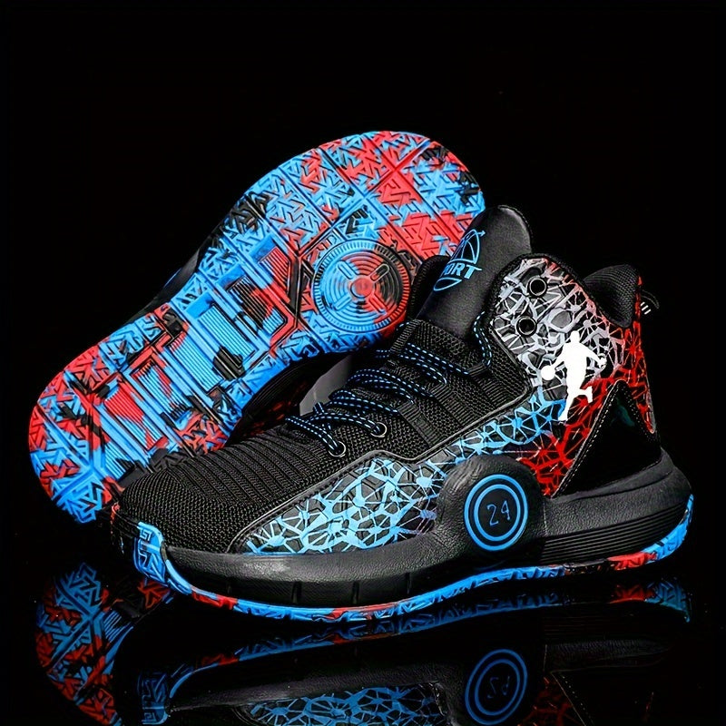 Men's Block Basketball Shoes Comfy Non Slip