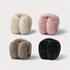 Foldable Winter Ear Muffs Soft and Warm Cold Resistant