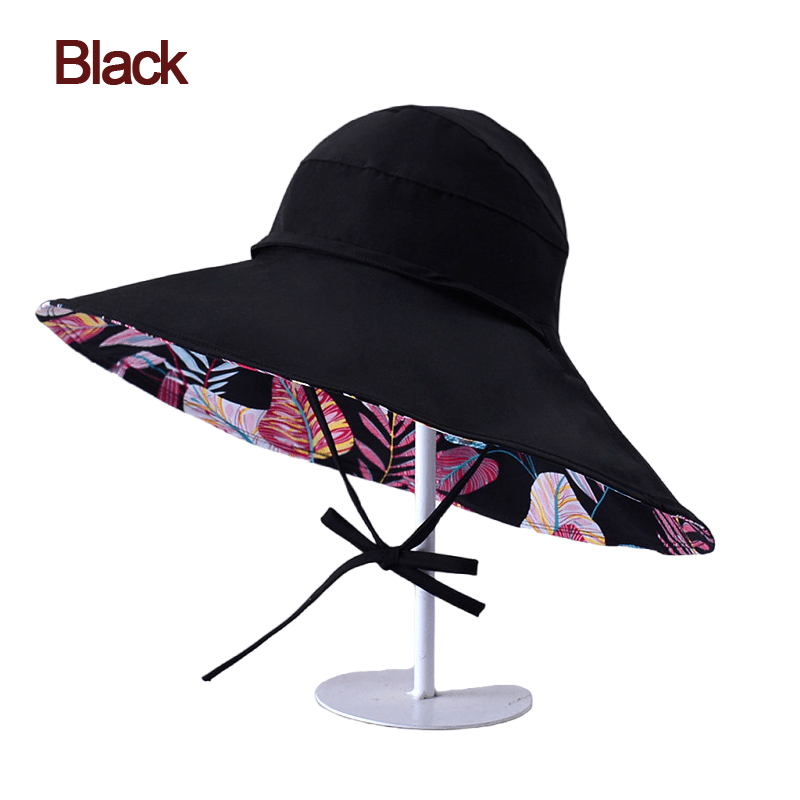 Foldable Wide Brim Sun Hat UV Shade Cap Women Camping Fishing