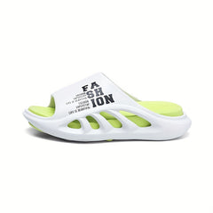 Men's Non Slip Platform Slides Soft Sole Cloud Slides for Indoor Outdoor