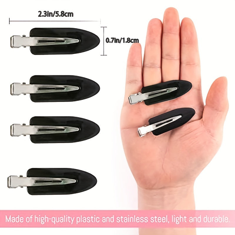 24pcs Duckbill Hair Clips Salon Non Crease Hair Slides Clip