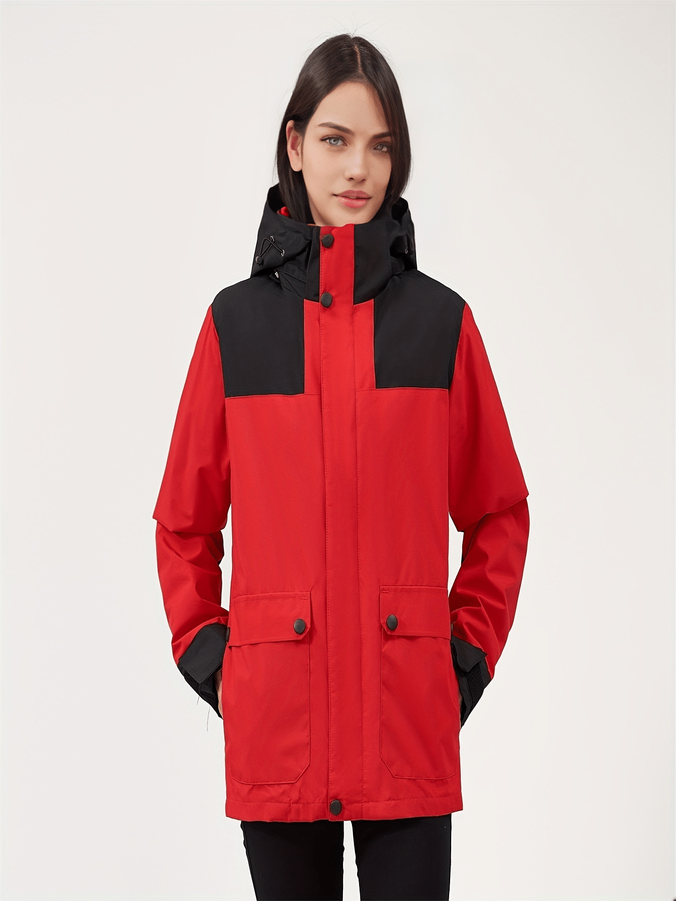 3-in-1 Fleece Hooded Jacket for Women - Waterproof & Windproof