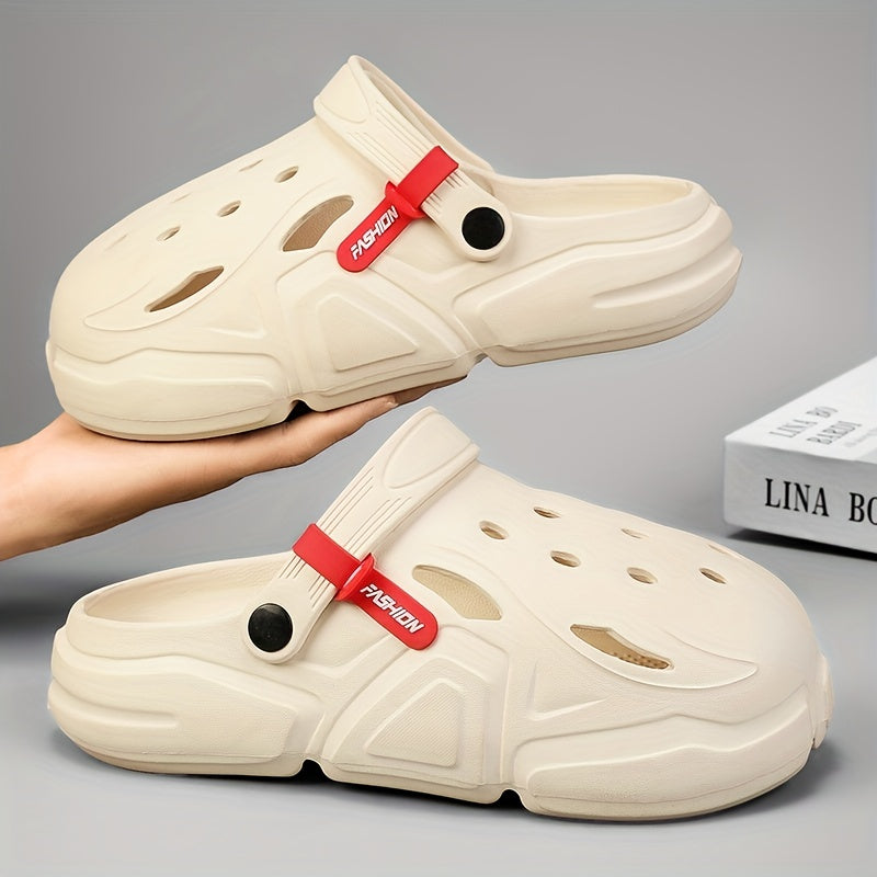 Unisex Lightweight Platform Clogs Hollow Out Garden Shoes Summer