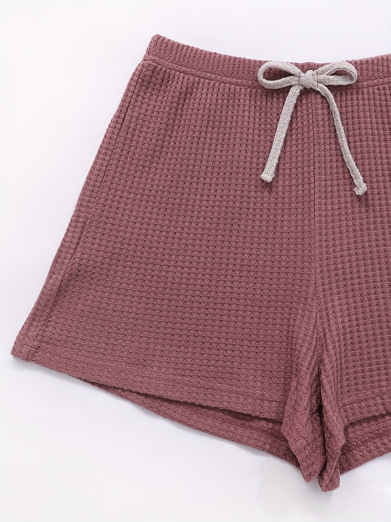 Comfy Lace Up Lounge Shorts Soft Womens Loungewear