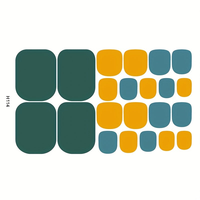 Glitter Toe Nail Sticker Summer Style Tips Full Cover Foot Decal 8 Sheets Pack