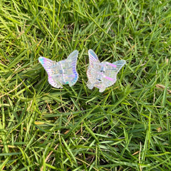 Y2K Holographic Butterfly Hair Claw Clip Hairgrip Summer Hair Decoration