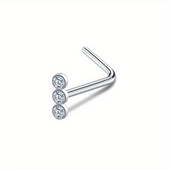 Stainless Steel Nose Ring Stud Flower Snowflake Butterfly Nose Piercing