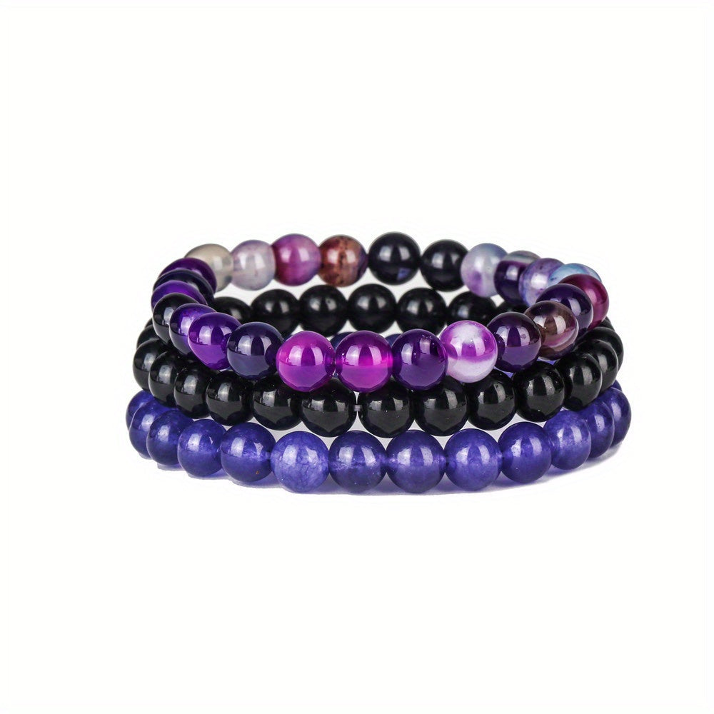 Men's Bronze Tiger Eye Agate Stone Set Bullet