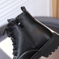 Girls Ankle High Zipper Boots for Parties