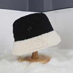 Women Fur Bucket Hat Short Brim Fisherman's Hat